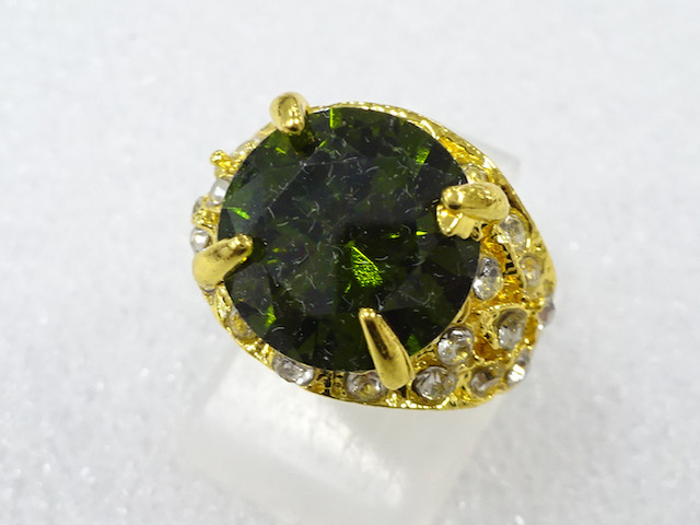 COLORED STONE FASHION RING / JP SIZE 12
